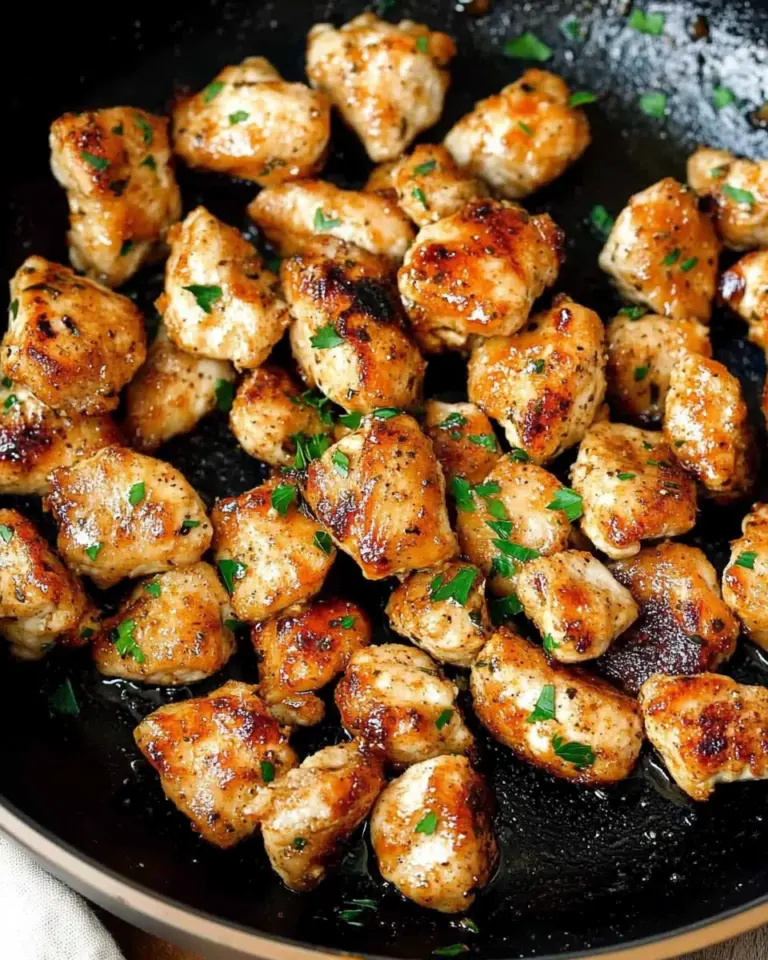 15-Minute Garlic Butter Chicken Bites