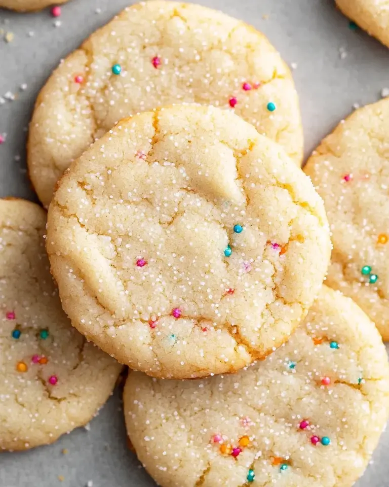 3-Ingredient Easy Sugar Cookies