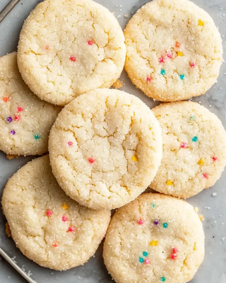 {3-Ingredient} Easy Sugar Cookies