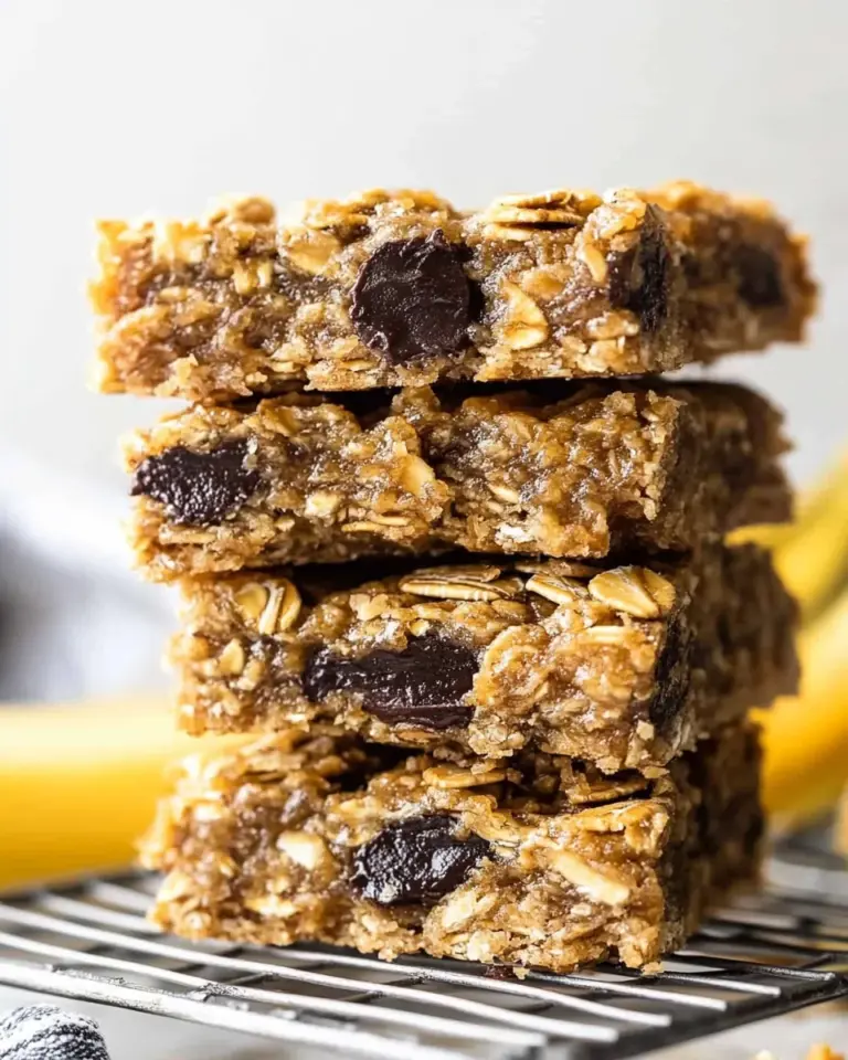 4-Ingredient Banana Oat Bars