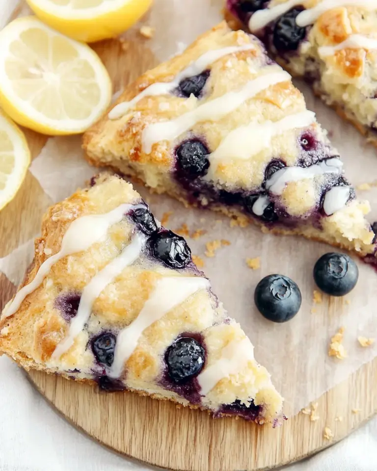 Almond Flour Lemon Blueberry Scones