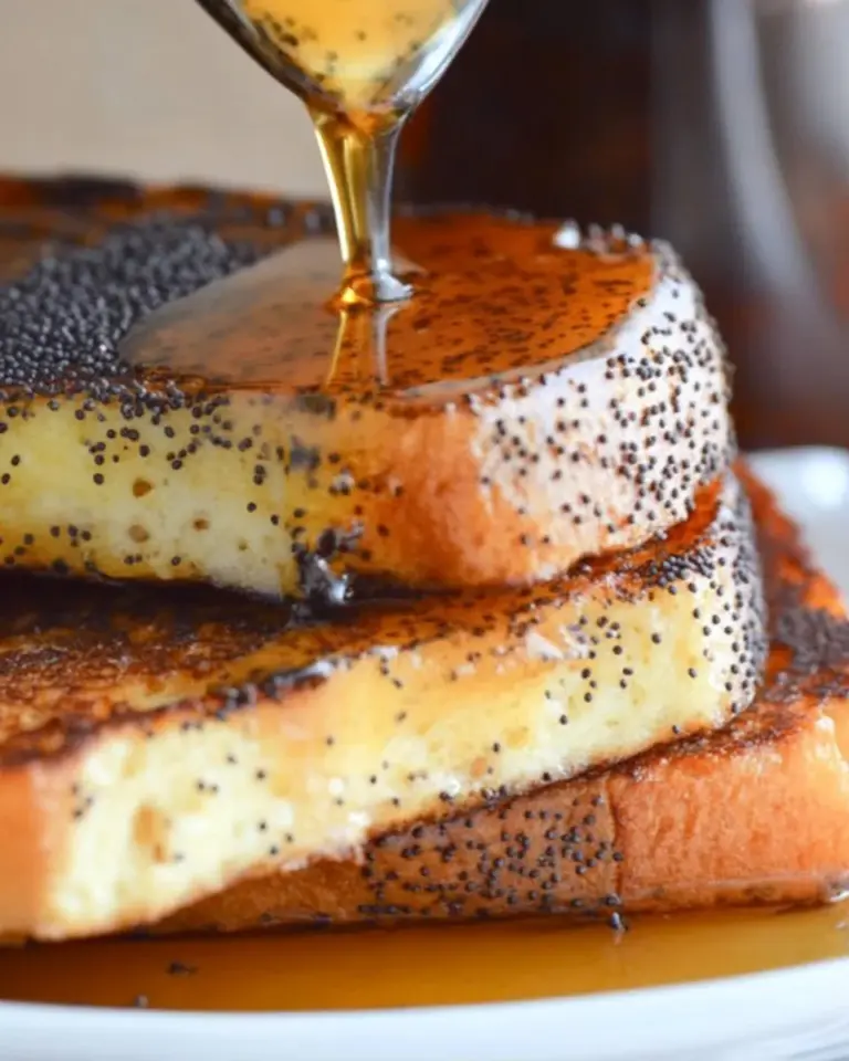 Almond Poppy Seed French Toast