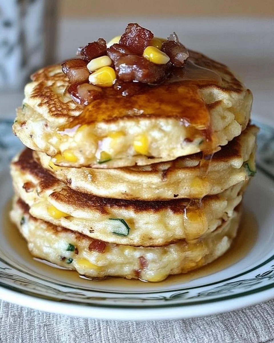 Bacon and Corn Griddle Cakes 24 Bacon