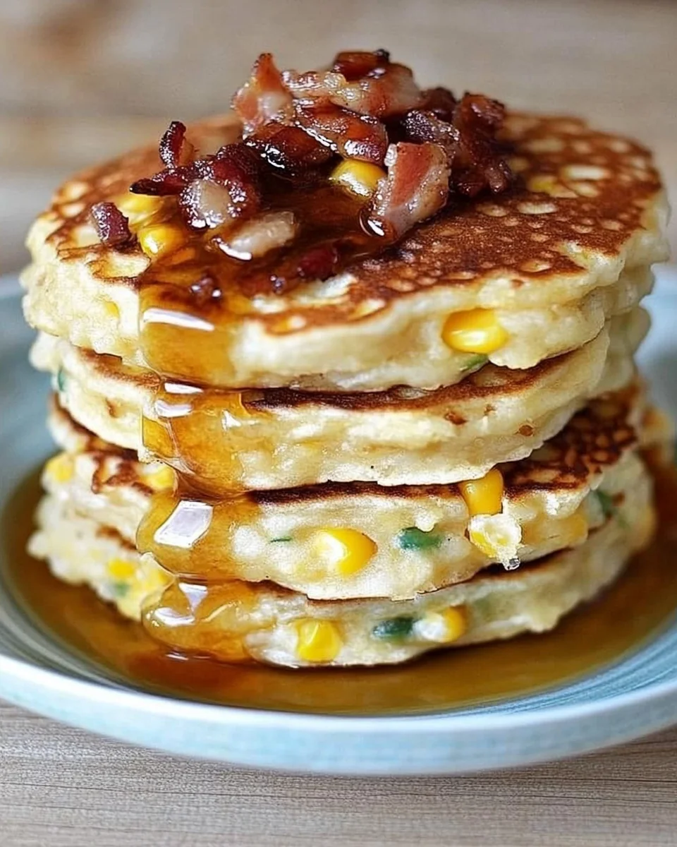 Bacon and Corn Griddle Cakes 25 Bacon