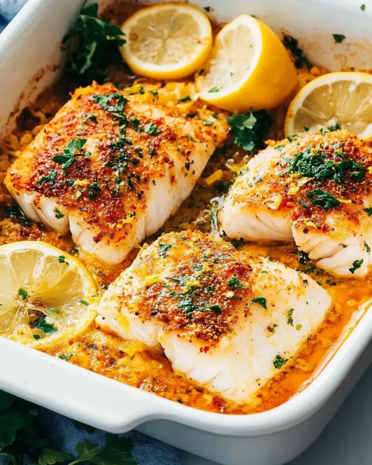 Baked Cod with Lemon