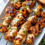 Bang Bang Chicken Skewers