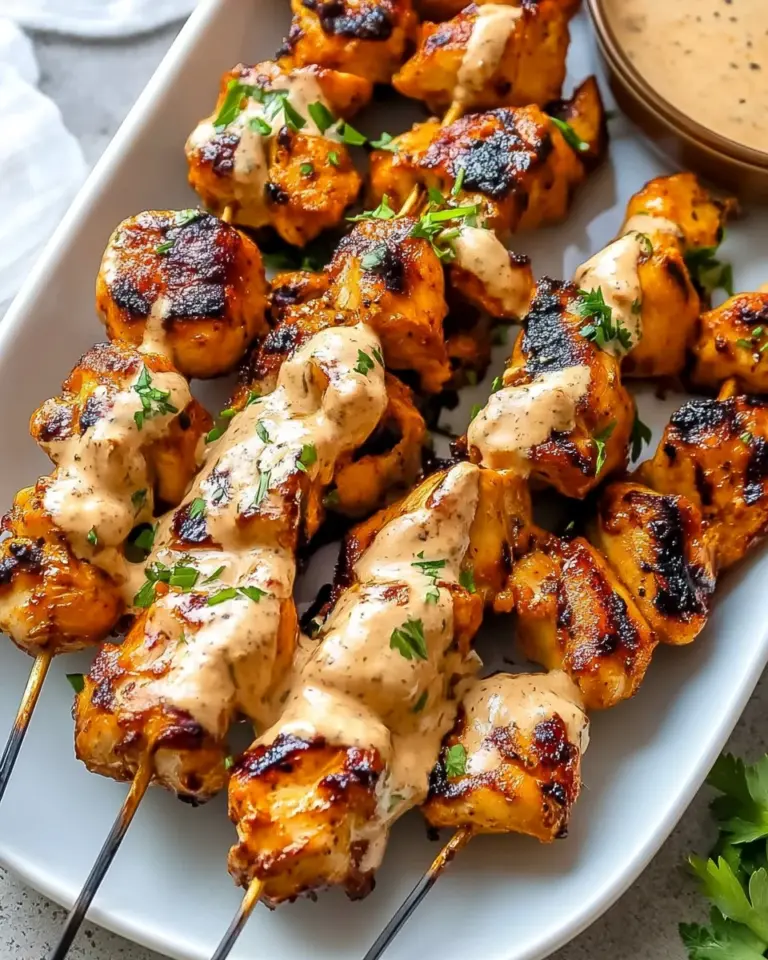Bang Bang Chicken Skewers