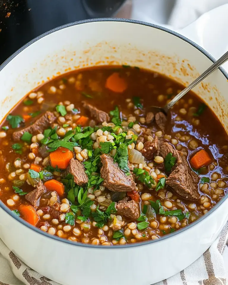 Beef Barley Soup