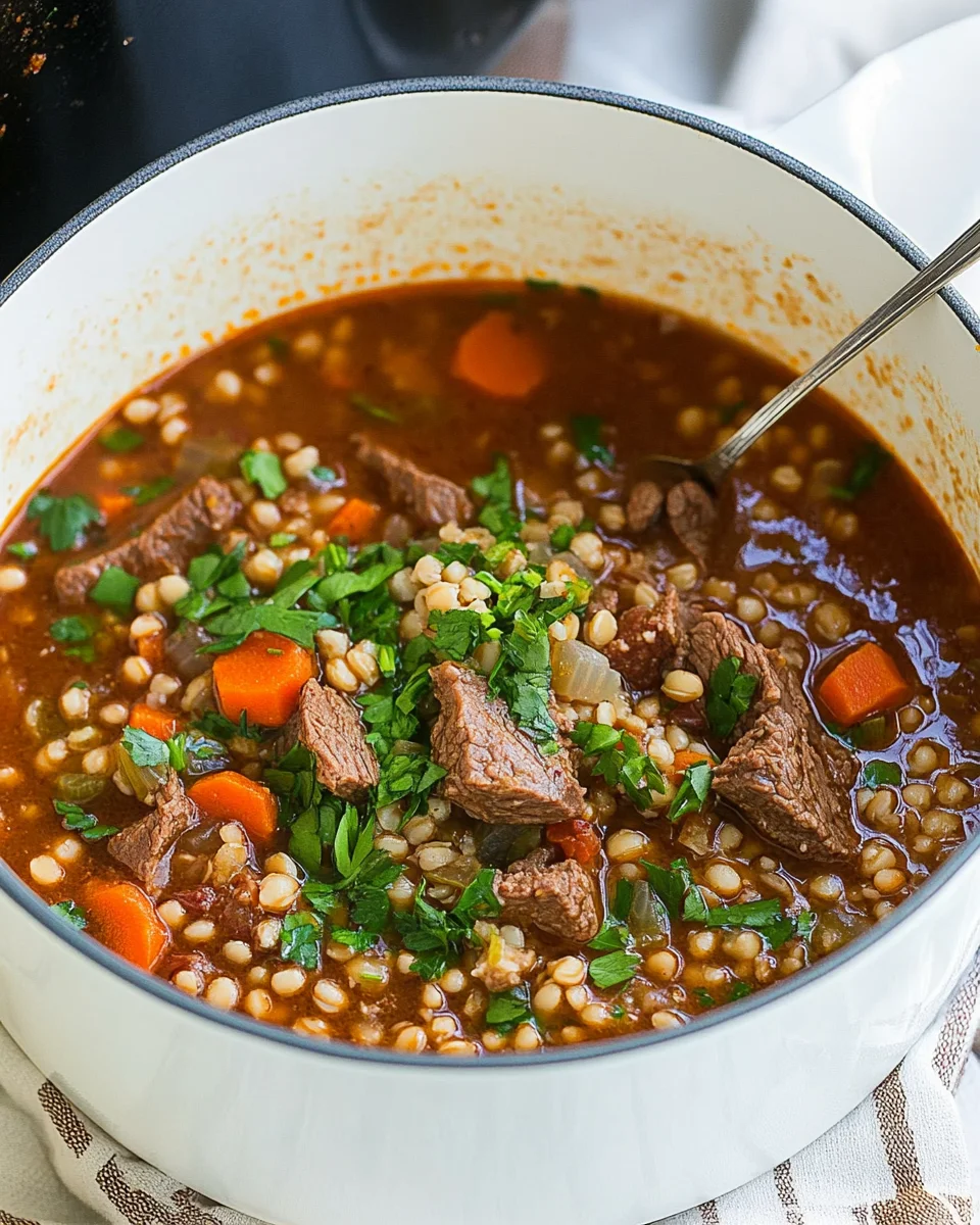 Beef Barley Soup