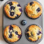 Blueberry Cottage Cheese Muffins
