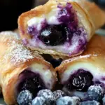 Blueberry Cream Cheese Egg Rolls
