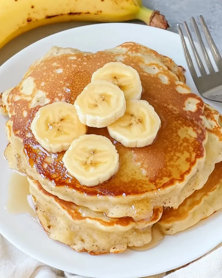Brown Sugar Banana Pancakes