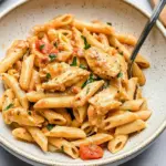 Cashew Cream Cajun Chicken Pasta