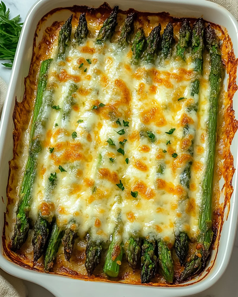 Cheesy Baked Asparagus