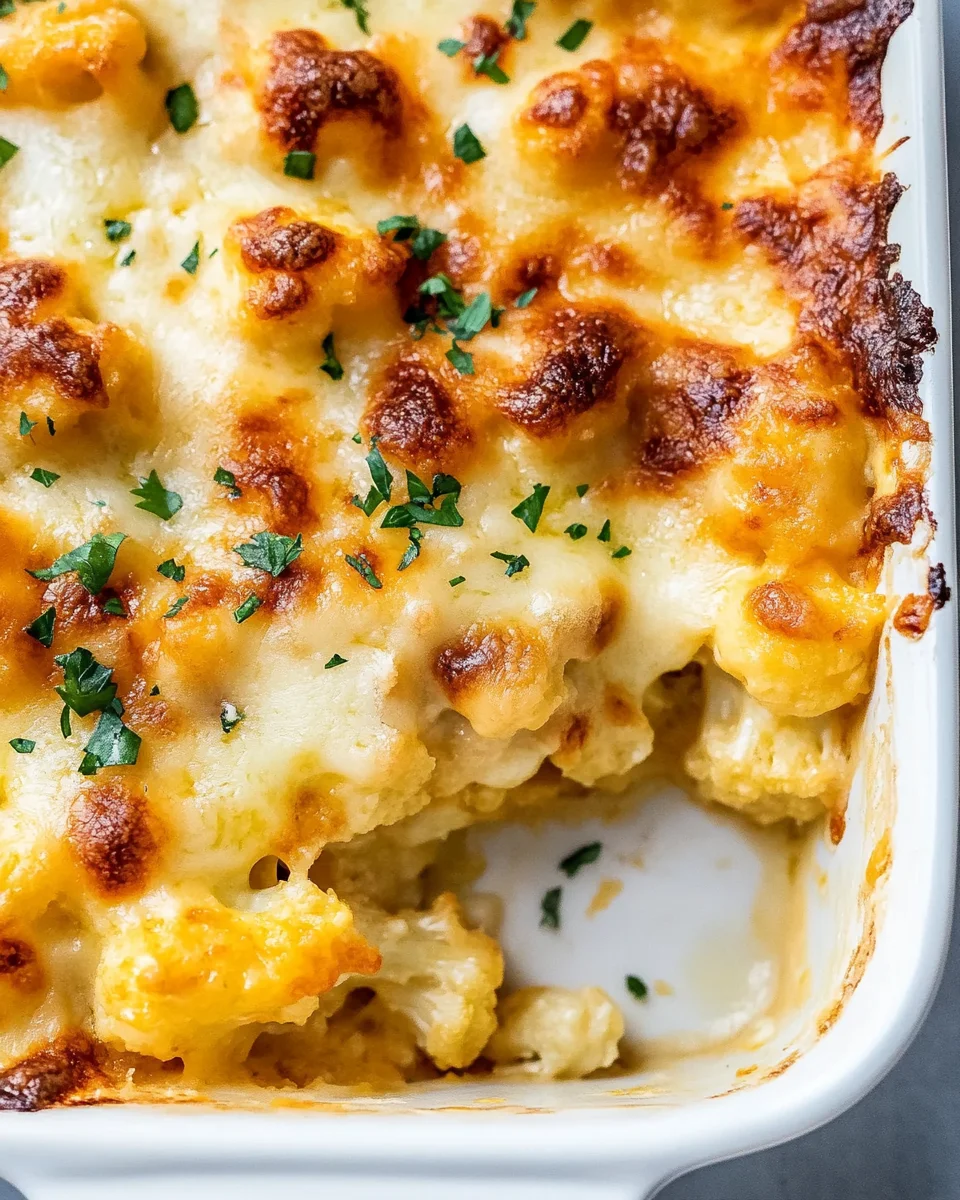 Cheesy Cauliflower Bake 26 Cheesy