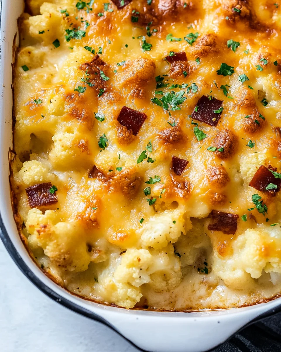 Cheesy Cauliflower Bake 27 Cheesy