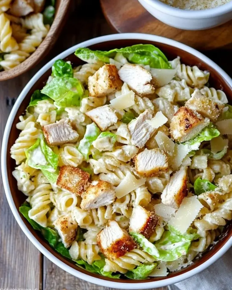 Chicken Caesar Pasta Salad