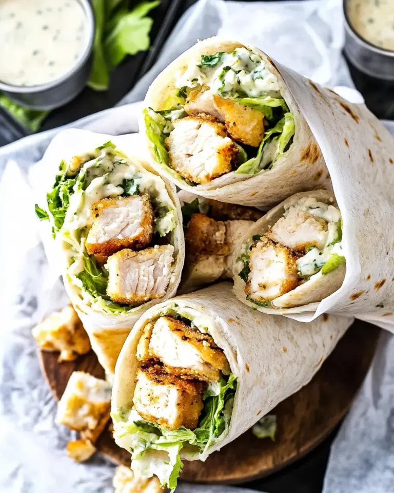 Chicken Caesar Wraps