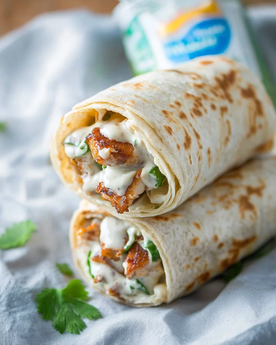 Chicken Ranch Wraps