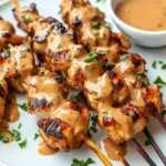 Chicken Satay with Peanut Sauce