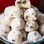 Chocolate Chip Snowball Cookies