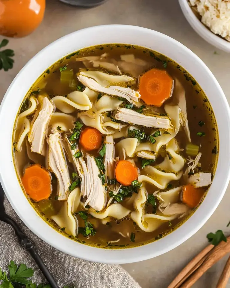 Classic Rotisserie Chicken Noodle Soup