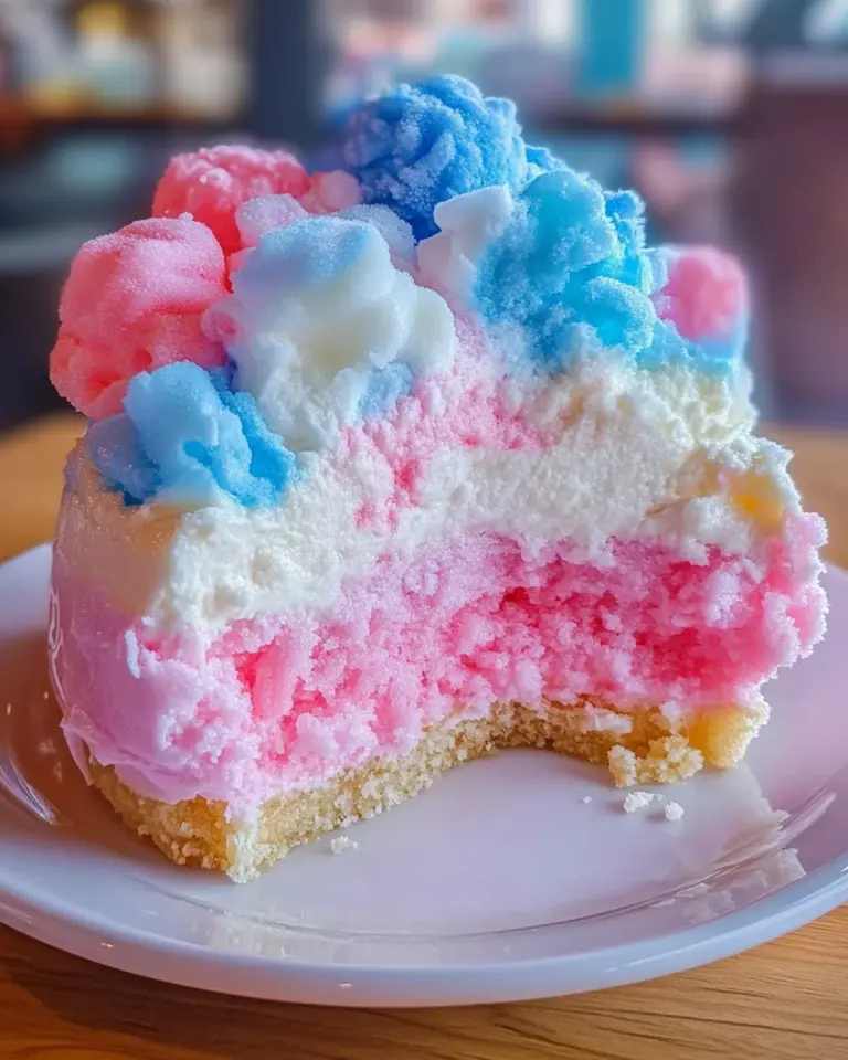 Cotton Candy Cheesecake