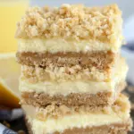 Creamy Lemon Cheesecake Crumb Bars
