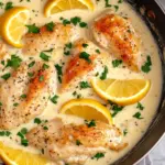 Creamy Lemon Pepper Skillet Chicken