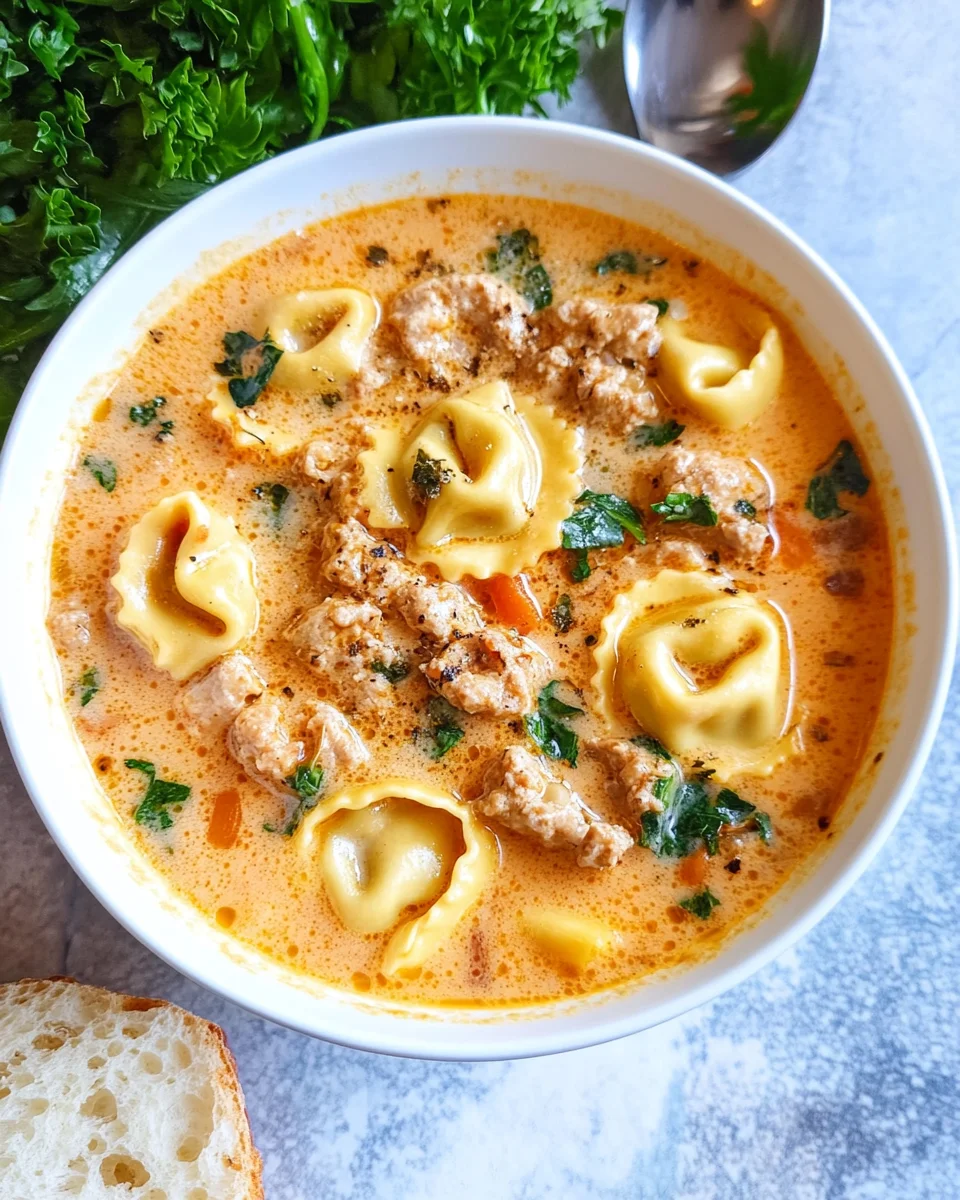 Creamy Tortellini Soup