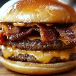 Crispy Bacon Burgers