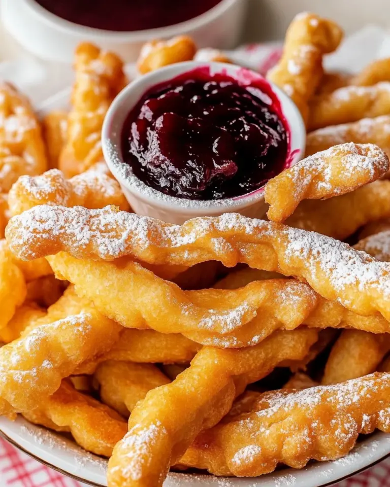 Crispy Funnel Cake Sticks