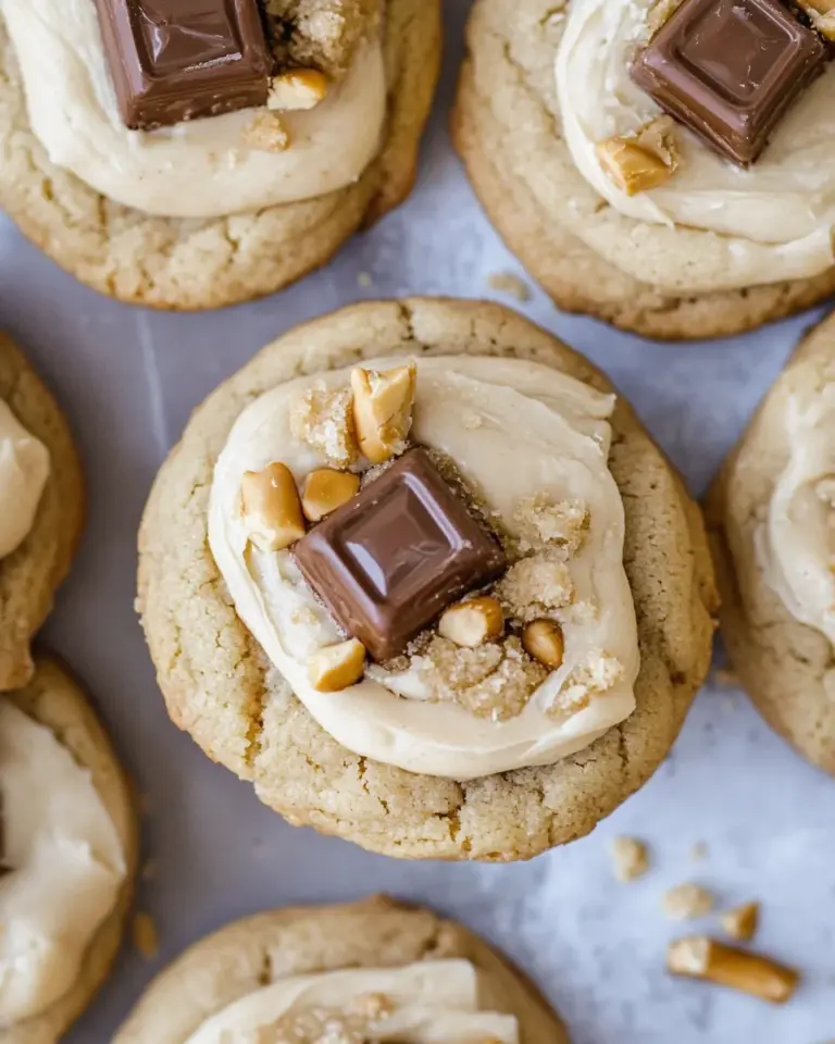 Crumbl Snickers Peanut Butter Cookies
