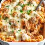 Dump and Bake Meatball Casserole