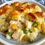 Easy Chicken Cobbler Dinner Casserole