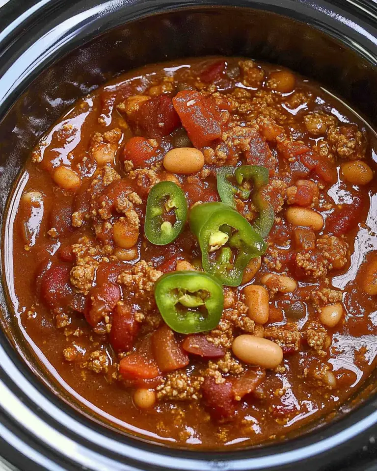 Easy Crockpot Chili