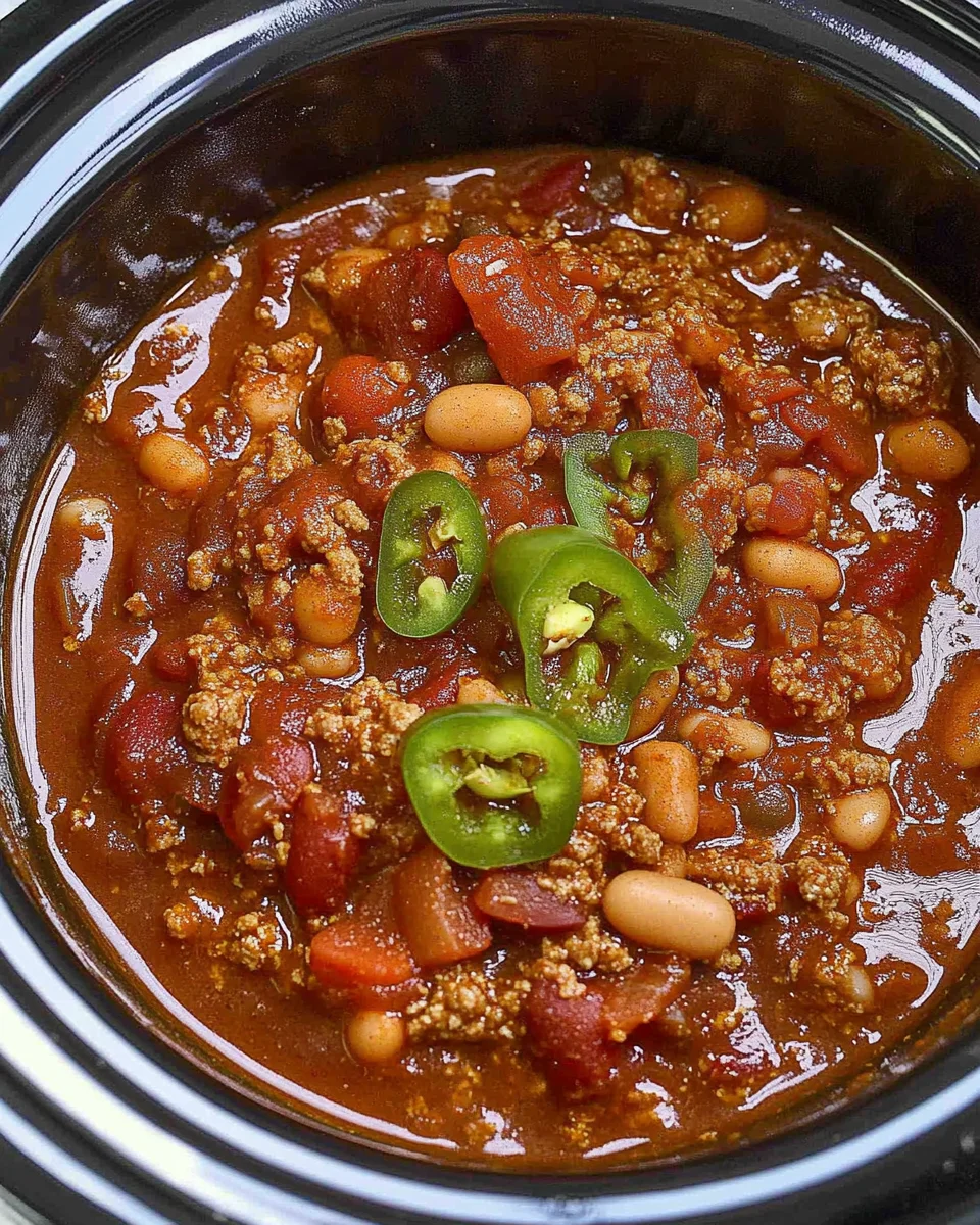 Easy Crockpot Chili
