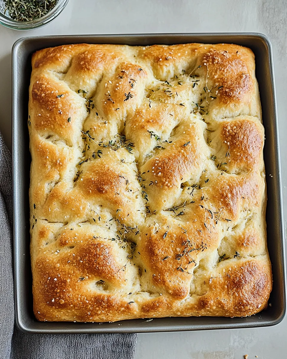 Easy Homemade Focaccia Bread