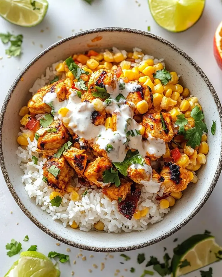 Easy Street Corn Chicken Rice Bowl