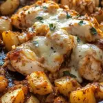 Garlic Parmesan Chicken and Potatoes (One-Pan Dinner)