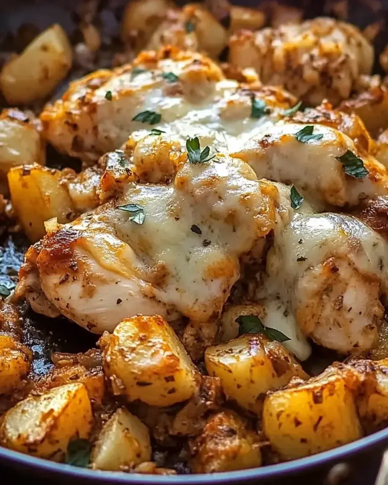 Garlic Parmesan Chicken and Potatoes (One-Pan Dinner)
