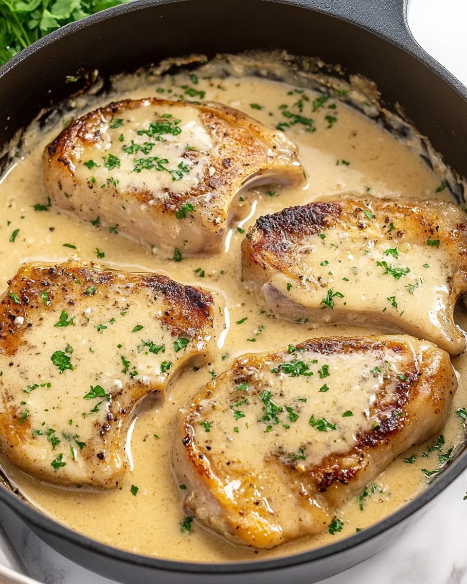 Garlic Parmesan Pork Chops