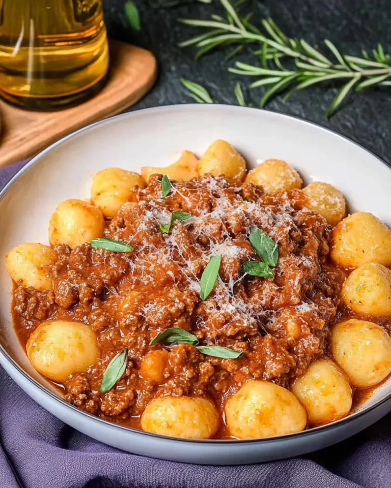 Gnocchi Bolognese