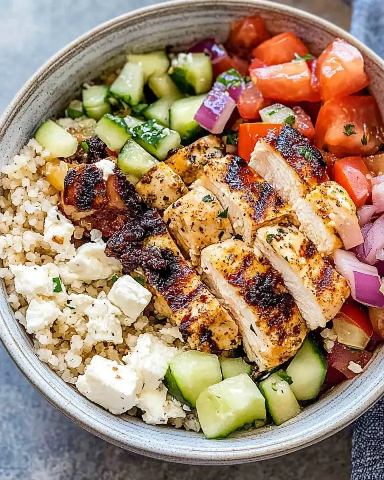 Greek Chicken Bowl