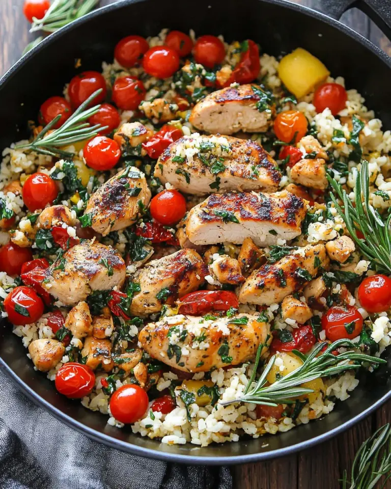Greek Chicken and Lemon Rice