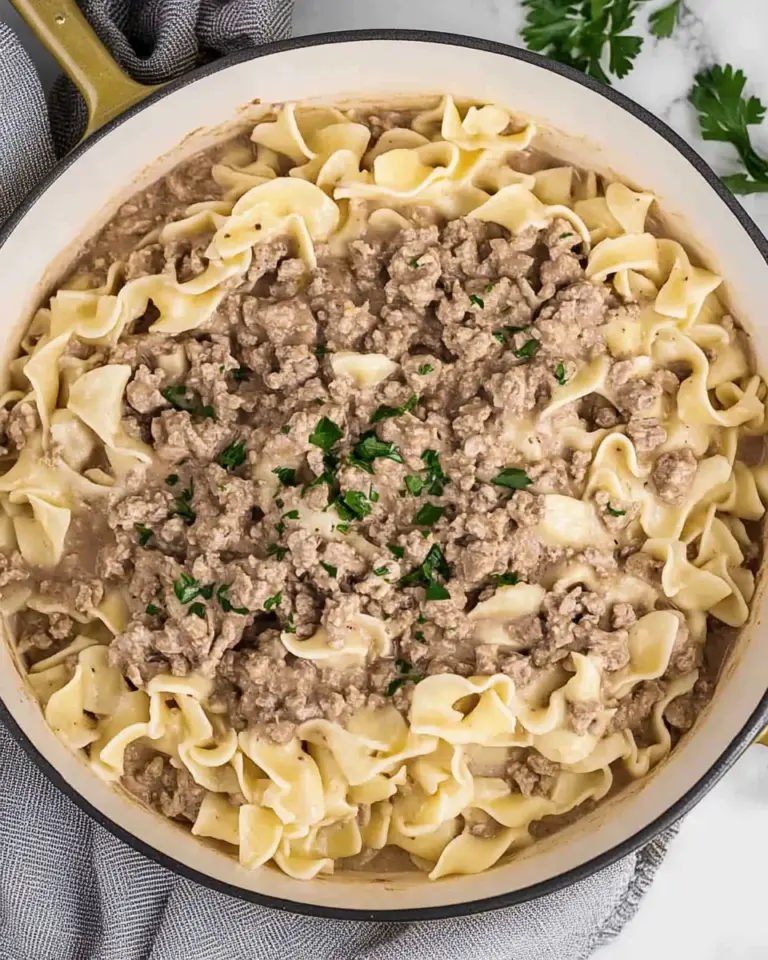 Ground Beef Stroganoff