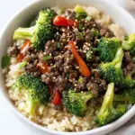 Ground Beef and Broccoli