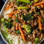 Ground Turkey Teriyaki Stir Fry