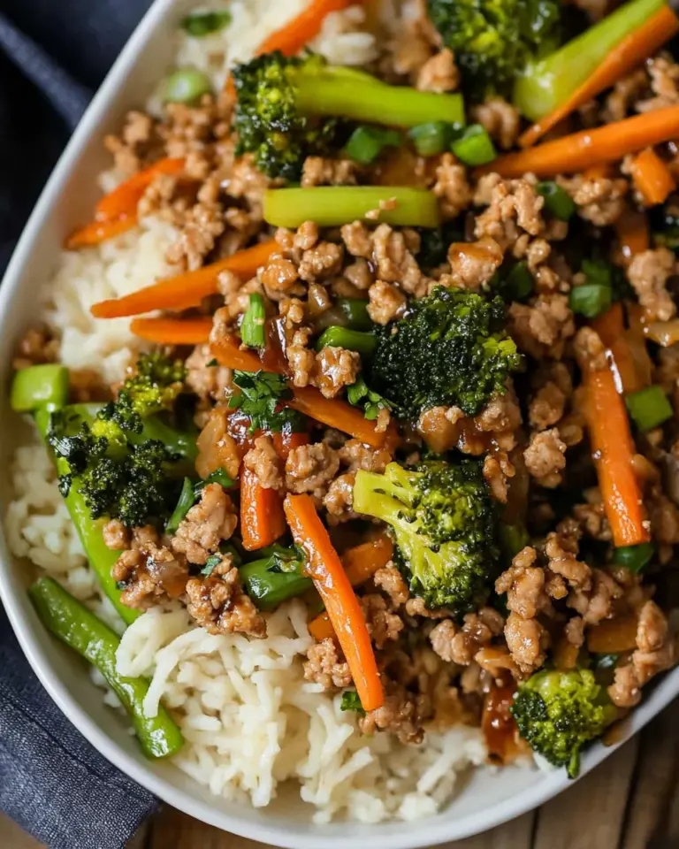 Ground Turkey Teriyaki Stir Fry