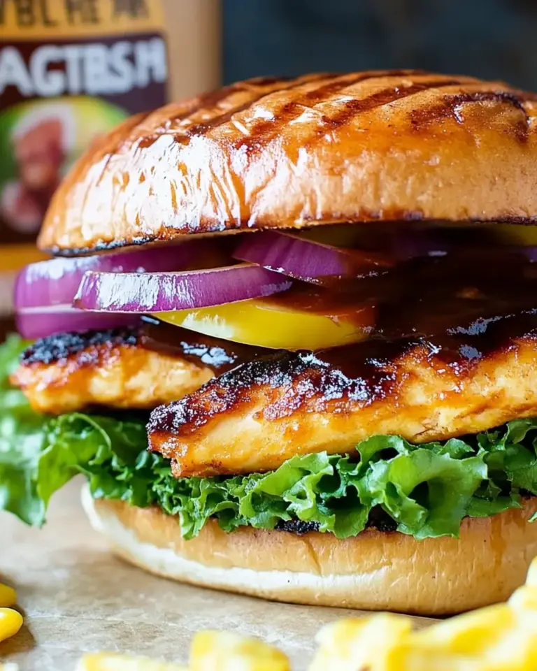 Hawaiian BBQ Chicken Sandwiches